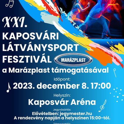 XXI. Kaposvári Látványsport Fesztivál december 8-án!